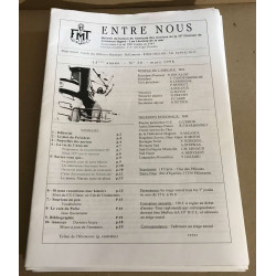 1 lot de 12 revues "entre nous " / bulletin de liaison des anciens...