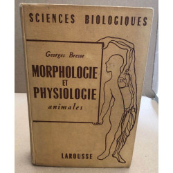 Morphologie et psysiologie animales