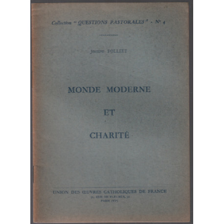 Monde moderne et charité