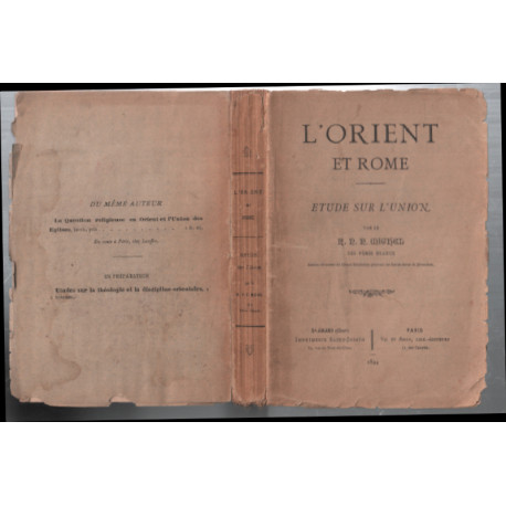 L'orient et rome / étude sur l'union (1894)