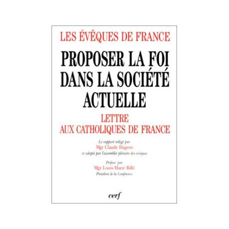 Proposer La Foi Dans La Société Actuelle