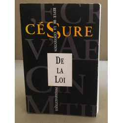 Revue cesure n° 5 / de la loi