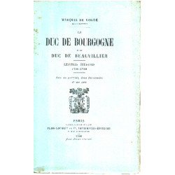 Le duc de bourgogne et le duc de beauvillier