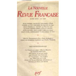 La nouvelle revue française n° 509 / EO numerotée sur velin ( n° 6)