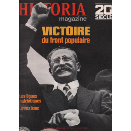 Historia n° 148 / victoire du front populaire