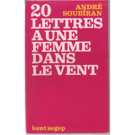 20 lettres à une femme dans le vent