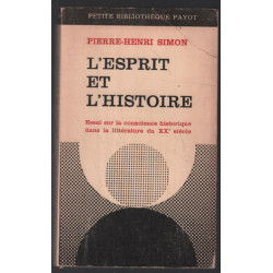 L'esprit et l'histoire