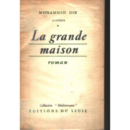 Algerie tome 1 : la grande maison / EO en service de presse