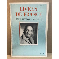 Livres de France Revue littéraire mensuelle/fevrier 1956 / numero...