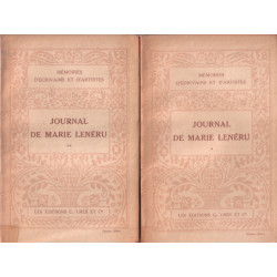 Journal de marie lenéru /2 tomes