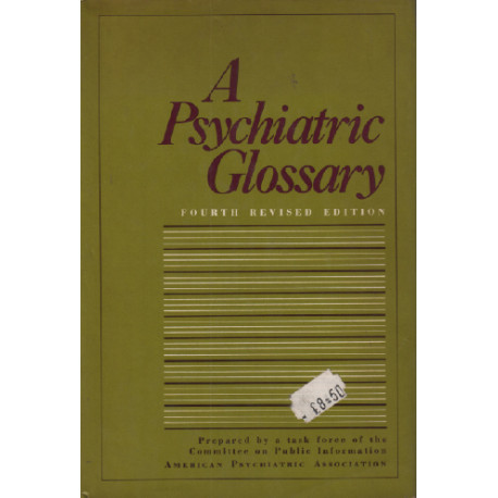 A psychiatric glossary