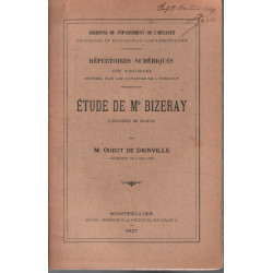 Etude de Me bizeray ( successeur de mascon ) / archives du...