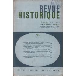 Revue historique n° 494