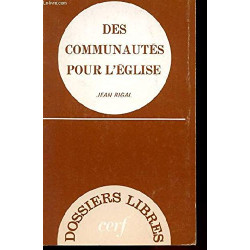 Des Communautés pour l'Eglise