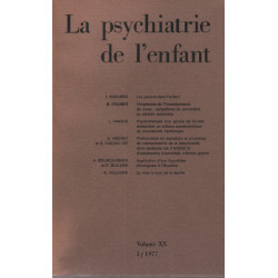 La Psychiatrie de l'enfant / volume XX