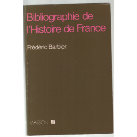 Bibliographie de l'histoire de France