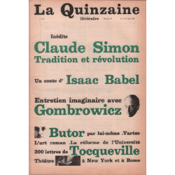 La quinzaine litteraire n° 27 / butor par lui meme