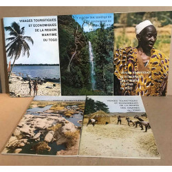 1 lot de 5 plaquettes sur le togo / nombreuses photographies en...