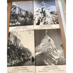 Calanques et montagne / section provence / 4 numéros / année...