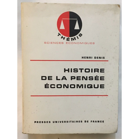 Histoire de la pensée économique