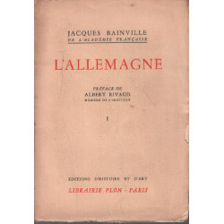 L'allemagne tome 1