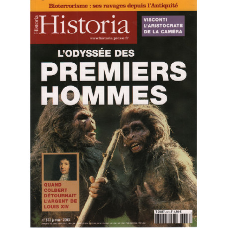 Historia presse n° 673 l'odyssée des premiers hommes