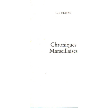 Chroniques marseillaises