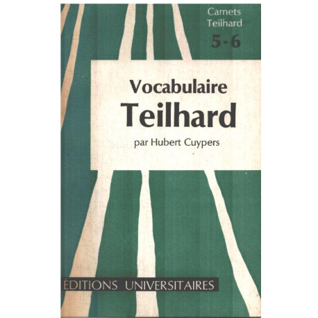 Vocabulaire Teilhard