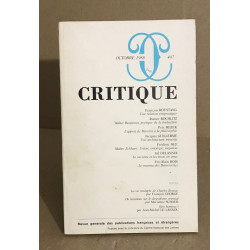 Revue Critique n° 497