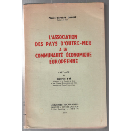 Association des pays d'outre mer à la communauté économique européenne