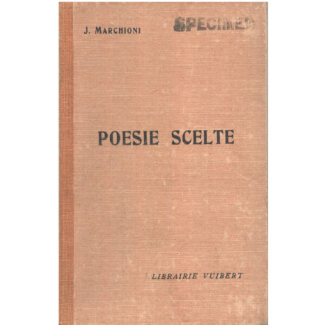 Poesie scelte (texte en italien )