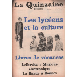 La quinzaine litteraire n° 54 / les lycéens et la culture