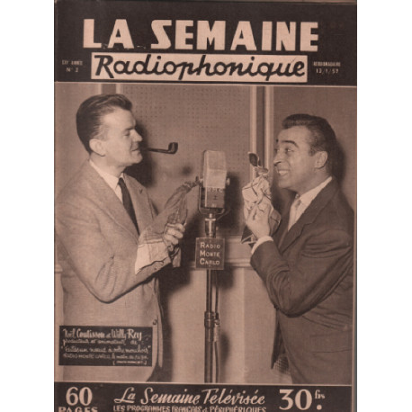 La semaine radiophonique 13 janvier 1957