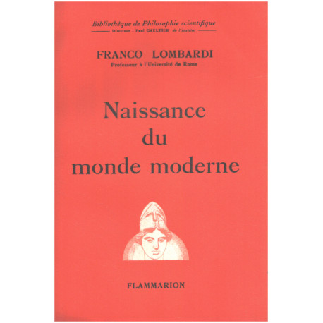 Naissance d'un monde moderne