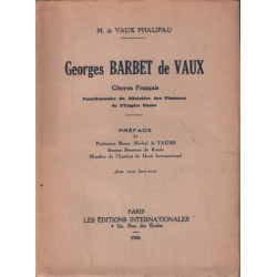 Georges barbet de vaux / citoyen français fonctionnaire du...