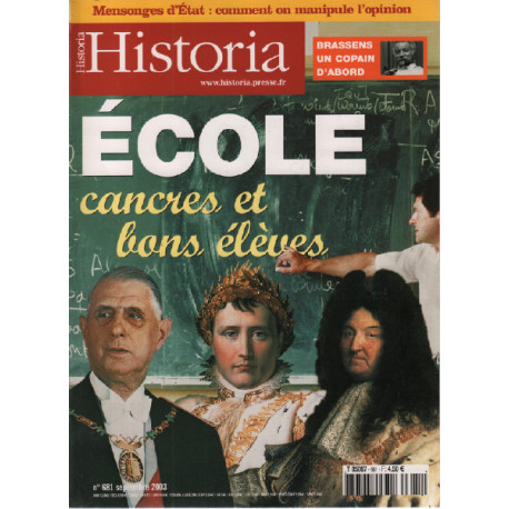 Historia presse n° 681 école cancres et bons élèves