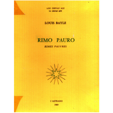 Rimo pauro / rimes pauvres