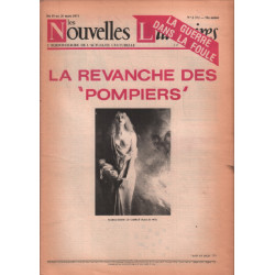 Nouvelles litteraires n° 2373 / la revanche des "pompiers "