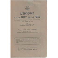 L'énigme et le but de la vie