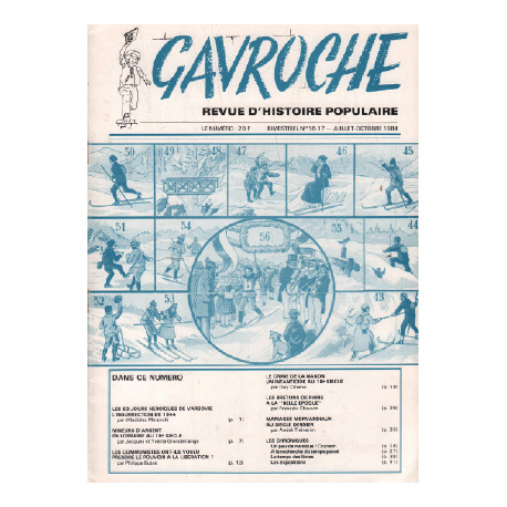 Revue d'histoire populaire / gavroche n° 16-17