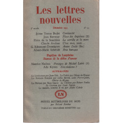 Les lettres nouvelles n° 33