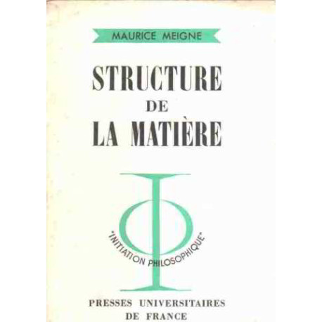 Structure de la matiere