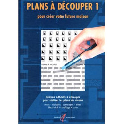 Plans à découper (Tome 1-Dessins adhésifs à découper pour plans de...