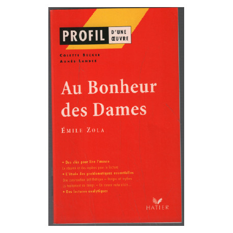 Au bonheur des dames cles pour lire l oeuvre etudes lectures...