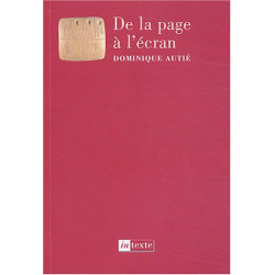 De la page à l'écran : Pour accompagner l'évolution de l'écrit sur...