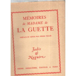 Memoires de madame de la guette