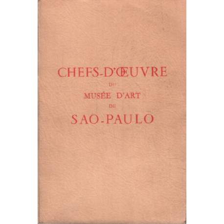 Chefs-d'oeuvre du musée d'art de sao paulo