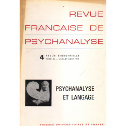 Revue francaise de psychanalyse Tome XL 4