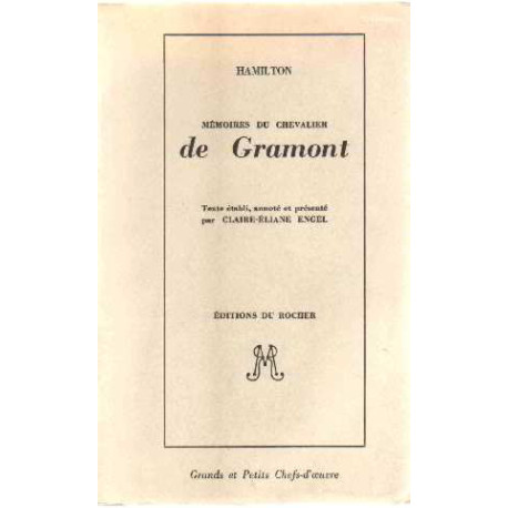 Memoires du chevalier de gramont