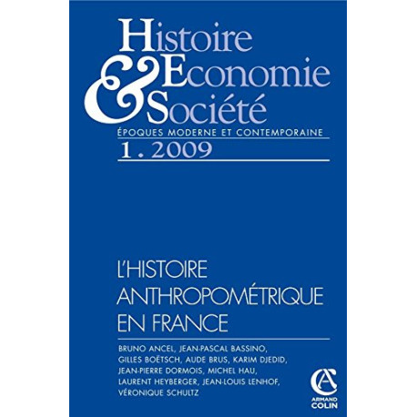 Histoire économie et société (1/2009) L'histoire anthropométrique...